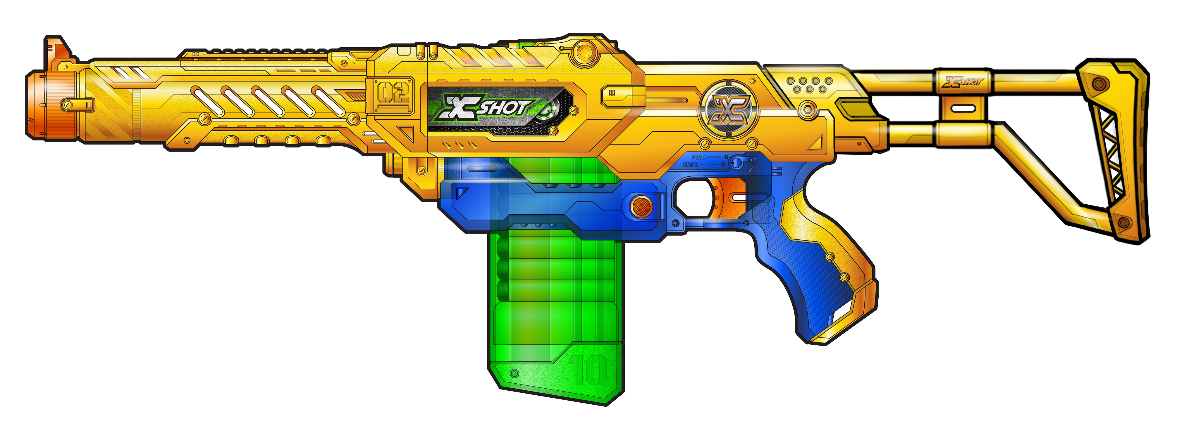20141201 Xshot Large Clip Blaster Blaster Hub