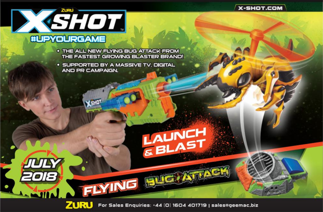 xshot flying bug attack | Blaster Hub